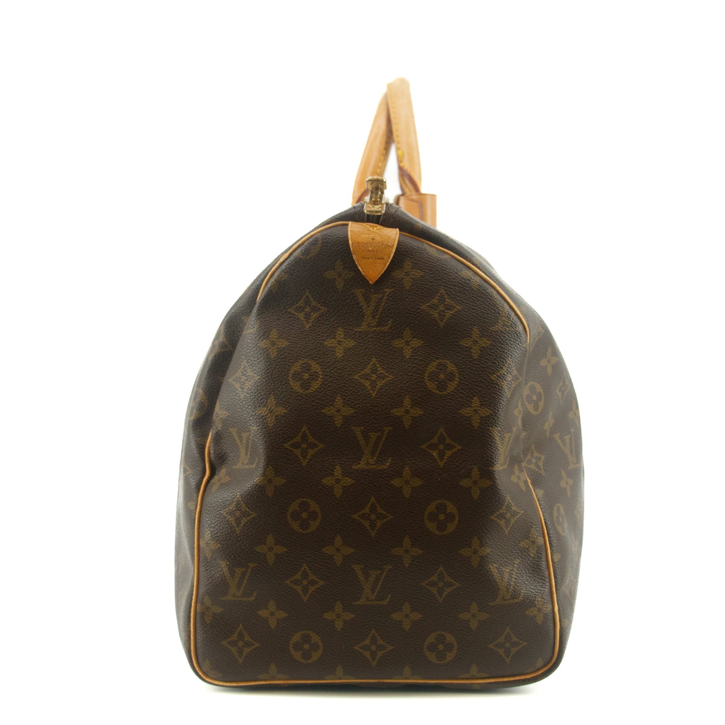 Louis Vuitton Monogram Canvas Brown Keepall 50 Boston Bag #9206