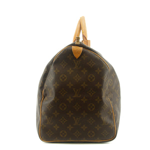 Louis Vuitton Monogram Canvas Brown Keepall 50 Boston Bag #9206