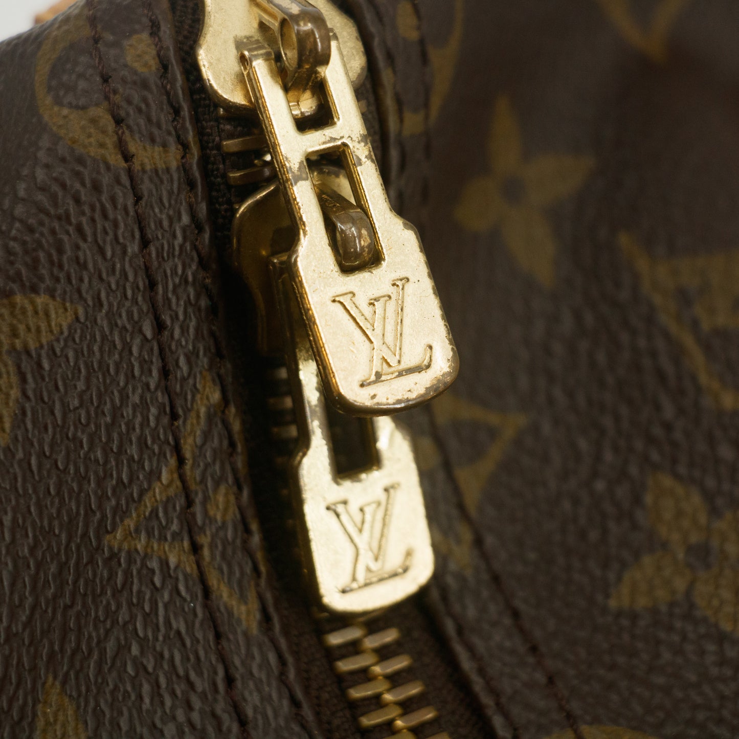 Louis Vuitton Monogram Canvas Brown Keepall 50 Boston Bag #9206