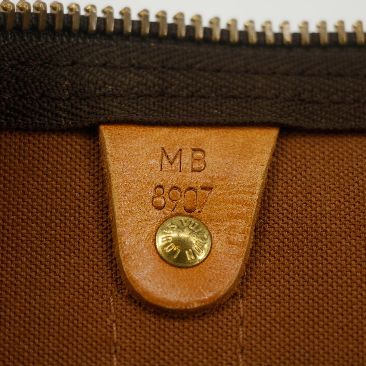 Louis Vuitton Monogram Canvas Brown Keepall 50 Boston Bag #9206