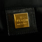 Fendi Shoulder Bag Zucchino Canvas Leather Black #9207