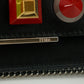 Fendi Chain Wallet Studs Leather Black Multicolor #9209