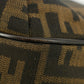 Fendi Shoulder Bag Zucca Canvas Leather Khaki Brown #9210