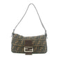 Fendi Brown Baguette Zucca Canvas Shoulder Bag #9217