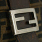 Fendi Brown Baguette Zucca Canvas Shoulder Bag #9217