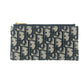 Christian Dior Saddle Navy Fabric 43-MA-0250 Shoulder Bag #9232