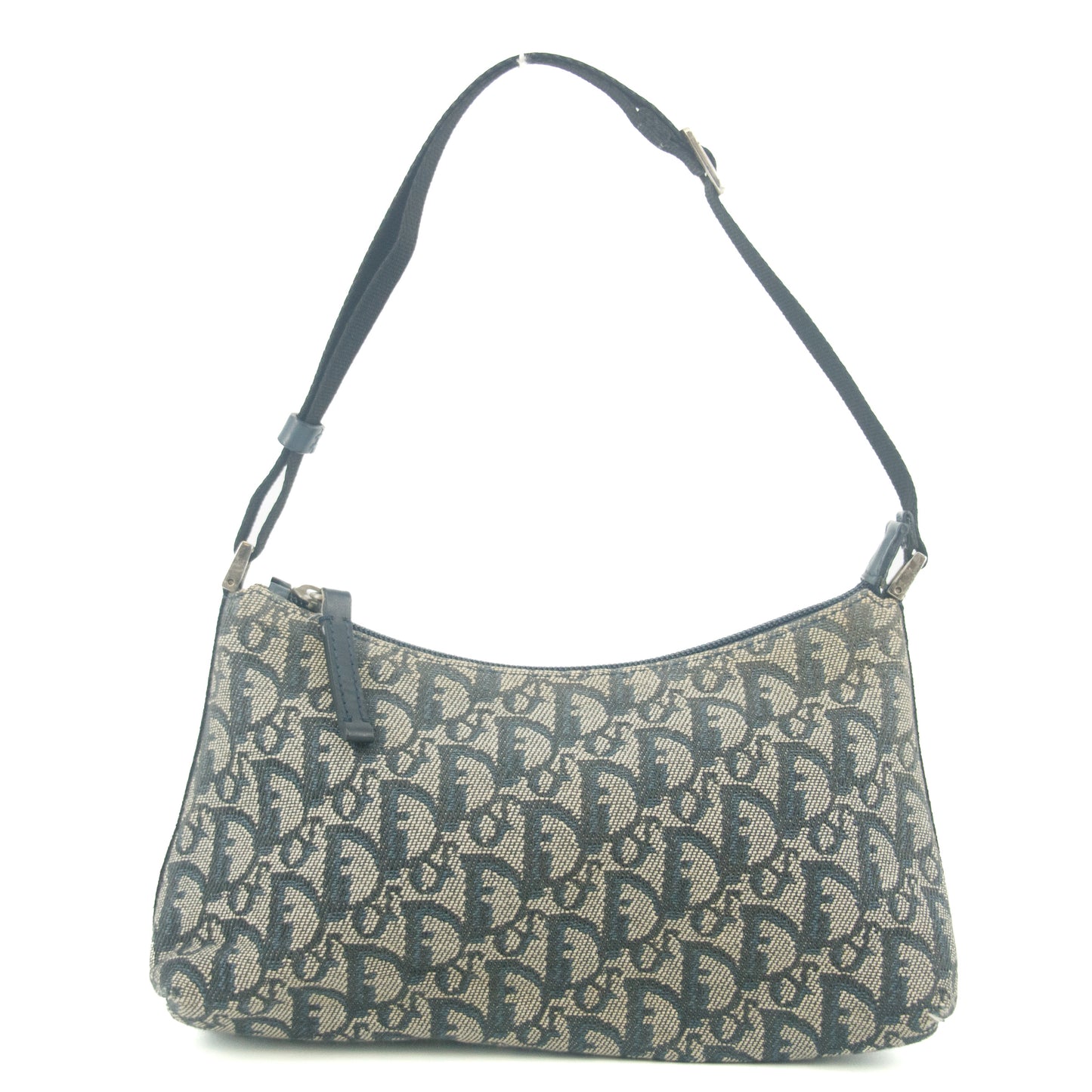 Christian Dior Trotter Oblique Blue Shoulder Bag #9306