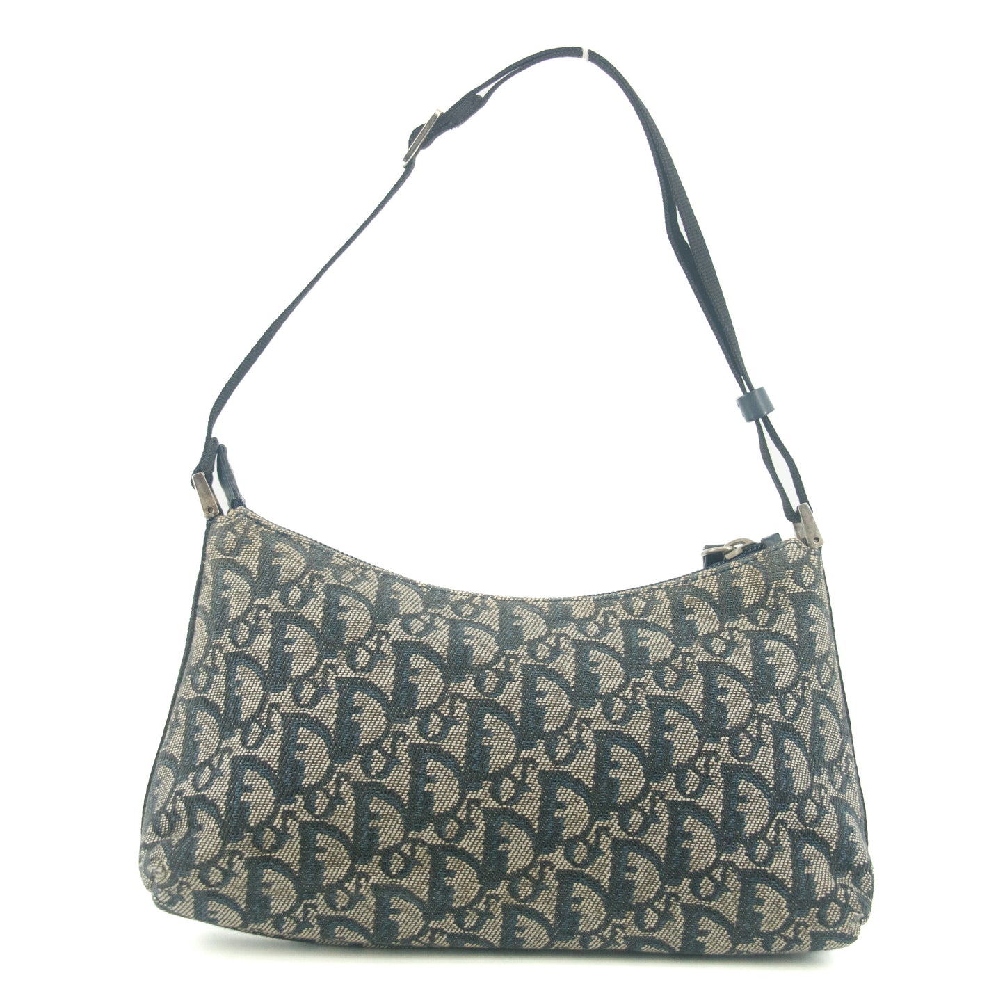 Christian Dior Trotter Oblique Blue Shoulder Bag #9306