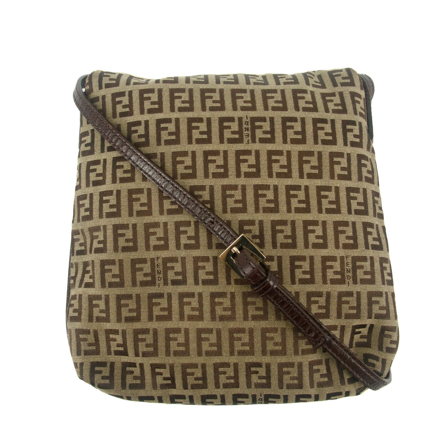 Fendi Mamma Bucket Zucchino Beige G Hardware Shoulder Bag #9313