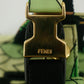 Fendi Vintage Convertible Uette Green Baguette Belt Bag #9314