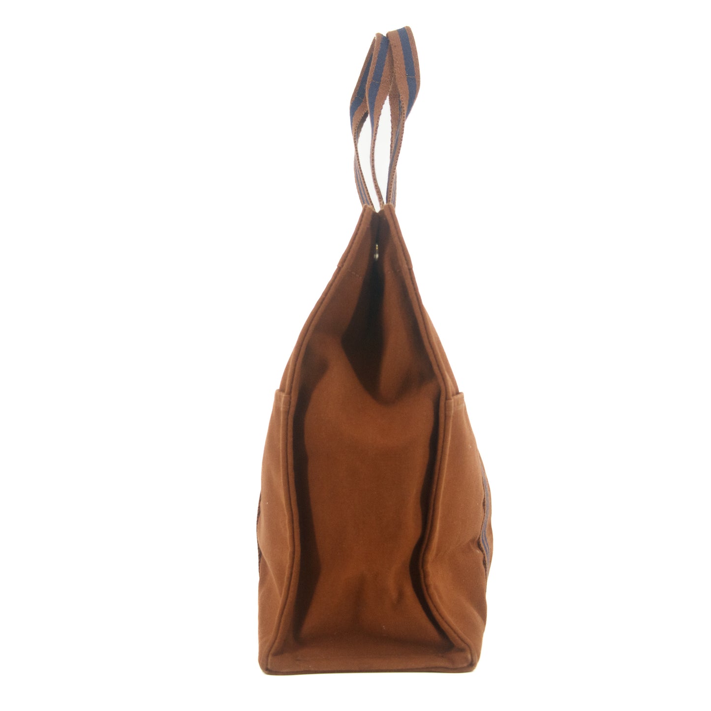 Hermes Burnt Orange Canvas Airline GM Tote Bag #9350
