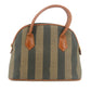 Fendi Pecan Pattern 2-Way Shoulder Bag PVC Leather Beige Black Camel #9352