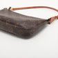 Louis Vuitton Monogram Canvas Pochette Accessories Brown Shoulder Bag #3269