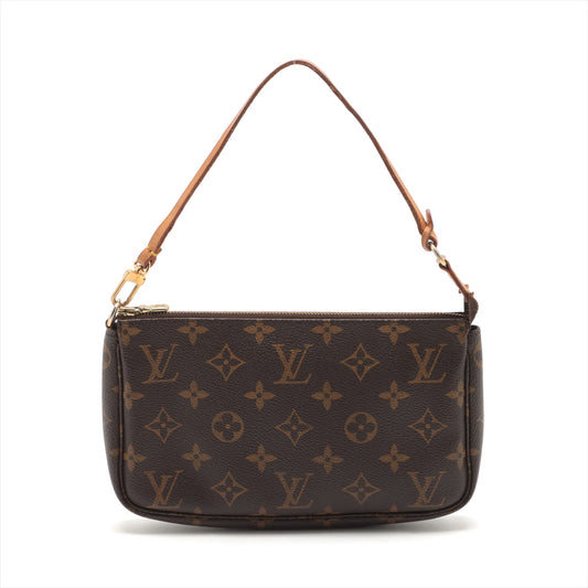 Louis Vuitton Monogram Canvas Pochette Accessories Brown Shoulder Bag #3268