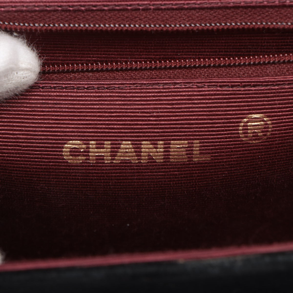 Chanel Black Suede Half Moon Coco Mark Chain Shoulder Bag #3744
