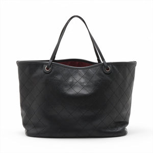 Chanel On The Road Caviar Skin Black Tote Bag 19 Series #3746