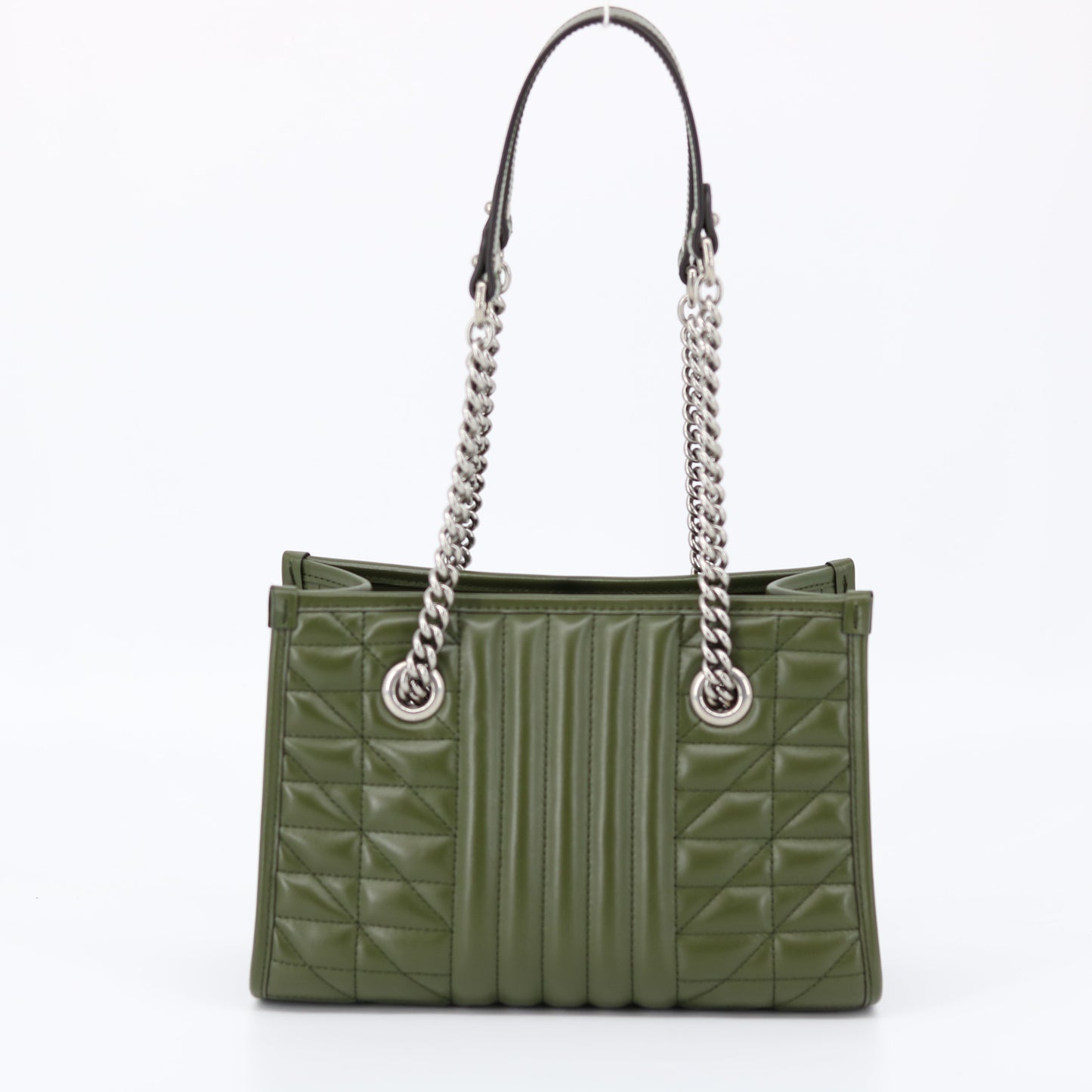 Gucci GG Green Leather Marmont Tote Bag