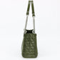 Gucci GG Green Leather Marmont Tote Bag