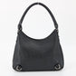 Gucci Black Pebbled Leather Abbey D Ring Shoulder Bag