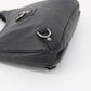 Gucci Black Pebbled Leather Abbey D Ring Shoulder Bag