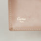 Cartier Pink Leather Compact French Wallet #3020