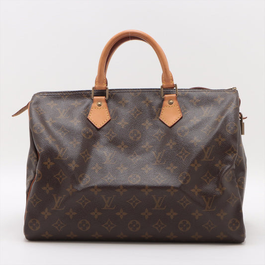 Louis Vuitton Brown Monogram Speedy 35 M41524 SP0964 #1727