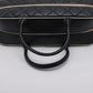 Chanel Logo Matelasse Black Quilted Calfskin Bowler Boston Bag #2424