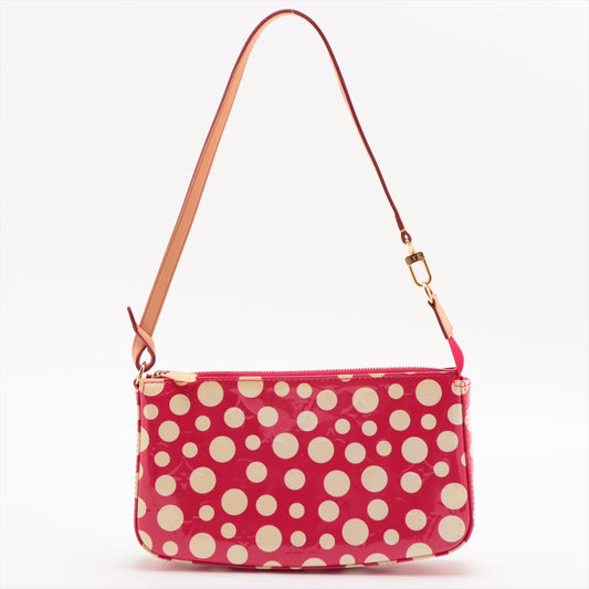 Louis Vuitton x Yayoi Kusama Vernis Pochette Accessories Red x White DR2172  #2449