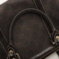 Gucci GG Supreme PVC &amp; leather Mini Boston Bag Brown 193604  #2606