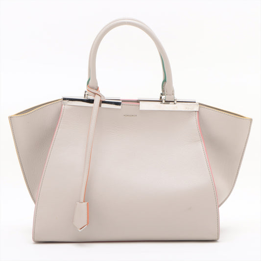 Fendi Vitello Dolce Petite 3Jours Tote Bag Gray  #2900