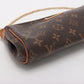 Louis Vuitton Monogram Canvas Eva Pochette Shoulder Bag #2901