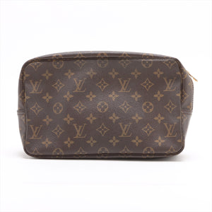 Louis Vuitton Monogram Canvas Trousse Toilette 28 Brown #3278