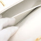 Chanel Matelasse Lambskin Single Flap Single Chain Bag White Gold Metal Fittings SKU-#3751