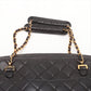 Chanel Matelasse Lambskin Chain handbag Black Gold Metal Fittings 3 Series #3756