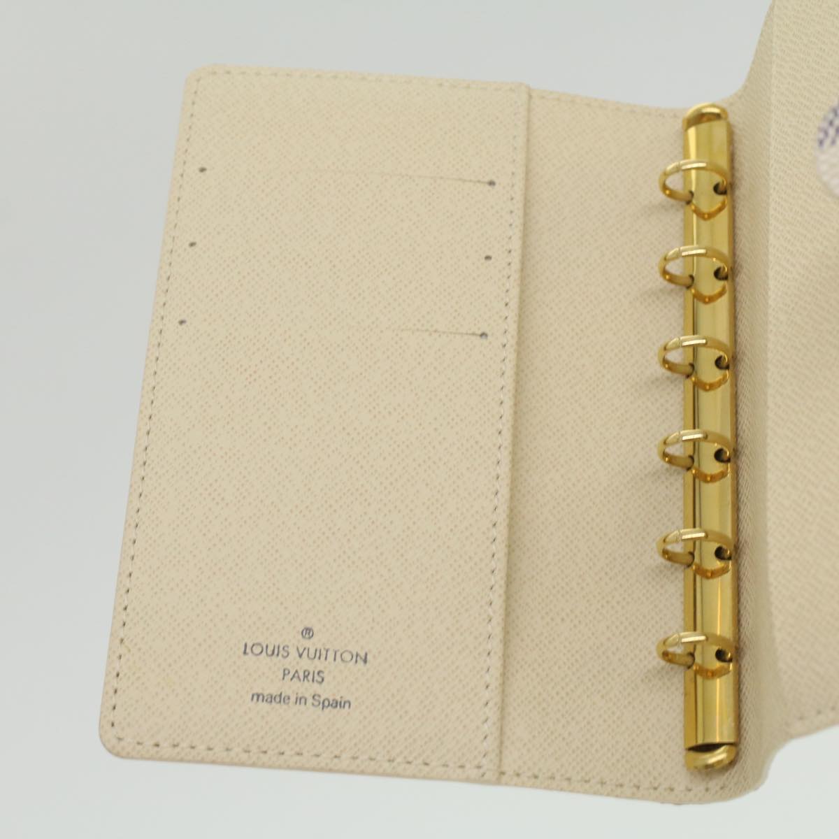 Louis Vuitton White Canvas Couverture agenda de bureau wallet accessor –  Luxe Supply Company