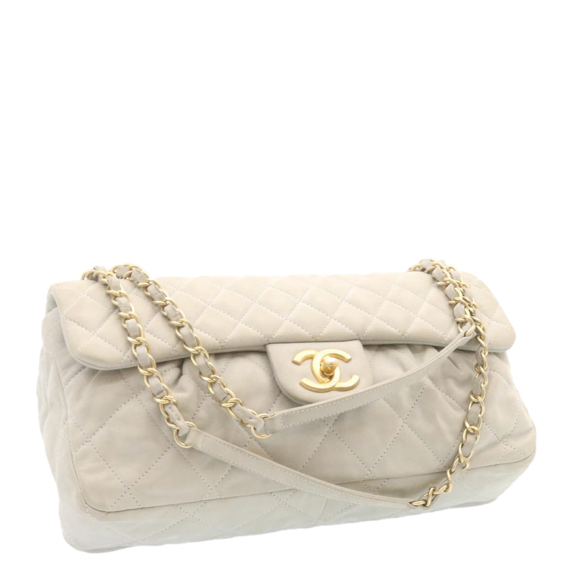Chanel White Leather Sac Rabat shoulder bag – Luxe Supply Company
