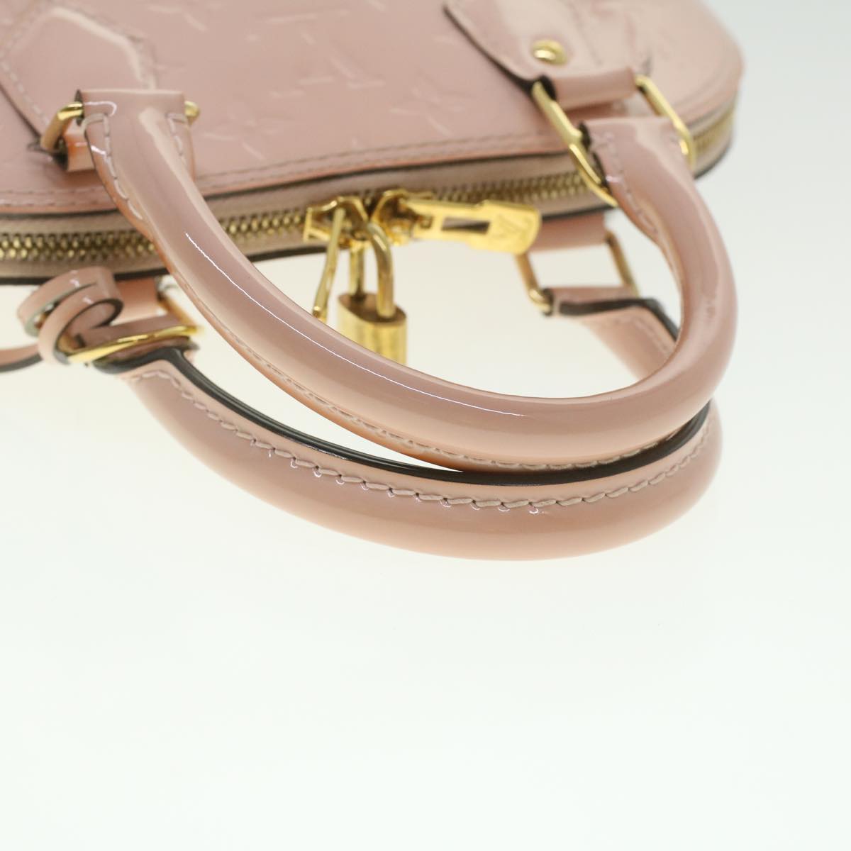 Louis Vuitton Pink Patent leather Alma BB handbag bag – Luxe Supply Company