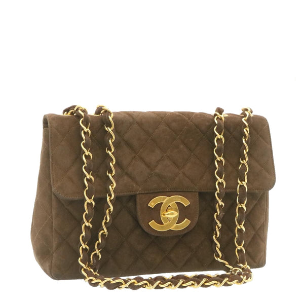 Chanel Brown Suede Timeless shoulder bag – Luxe Supply Company