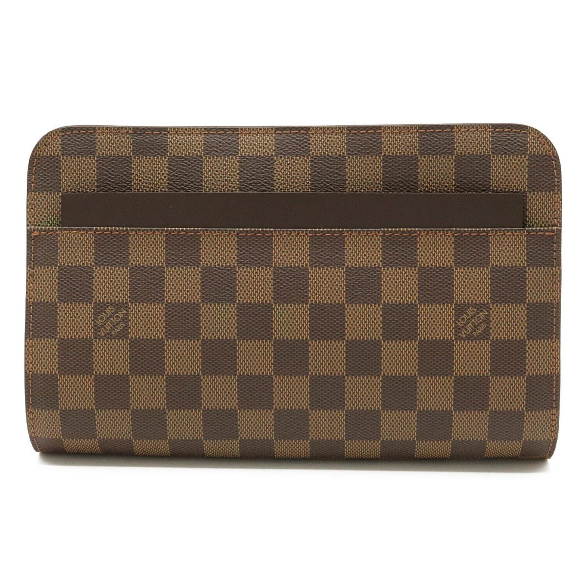 Louis Vuitton Brown Canvas Pochette Kasai clutch bag – Luxe Supply
